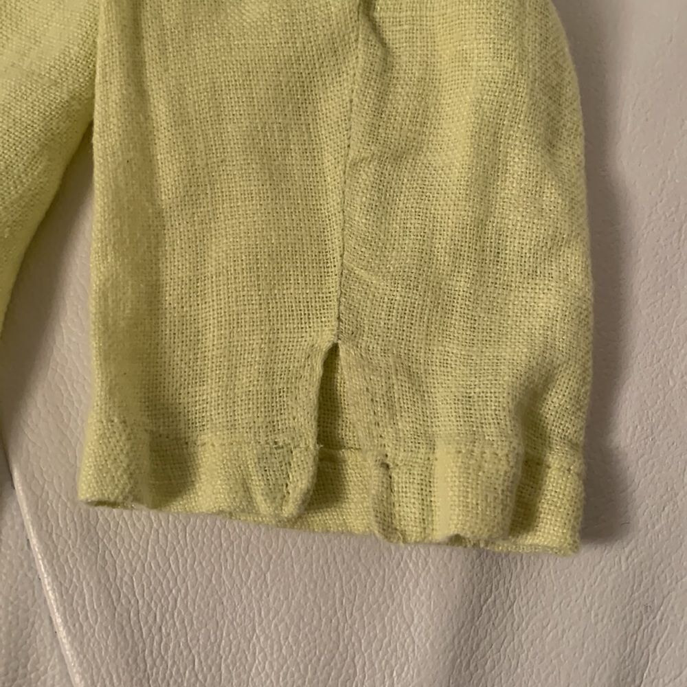 Zara Basic Linen Blazer Size 5 - Picture 6 of 8